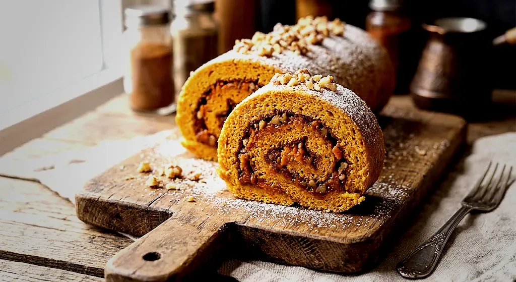 Balkabaklı Havuçlu Rulo Kek Tarifi - KediHaber