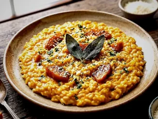 İtalyan Mutfağından Sonbaharın Lezzeti: Balkabaklı Risotto Tarifi - KediHaber
