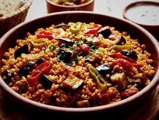 Patlıcanlı Bulgur Pilavı Tarifi - KediHaber